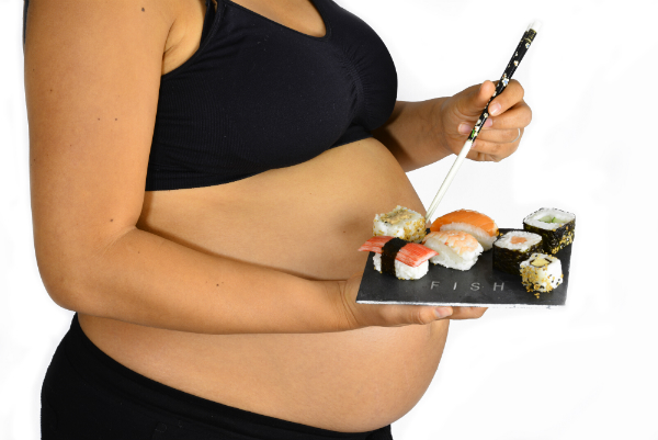 Sushi sollte in der Schwangerschaft nicht gegessen werden