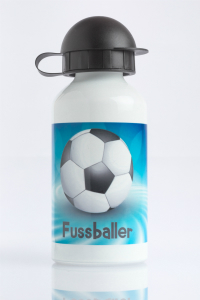 alu-trinkflasche-fussball