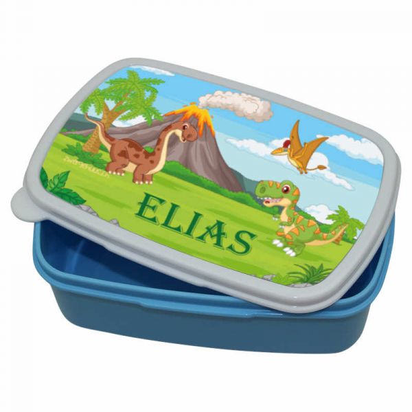 Lunchbox Kunststoff Dinosaurier