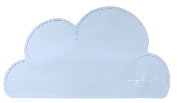Silikon Tischset Wolke pastellblau