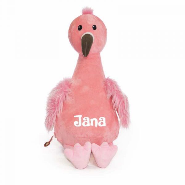 Cubbies Kuscheltier Flamingo mit Name