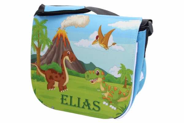 Kindergartentasche mit Name Dinosaurier