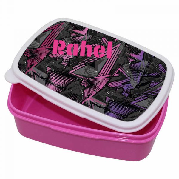 Lunchbox Kunststoff Neon pink