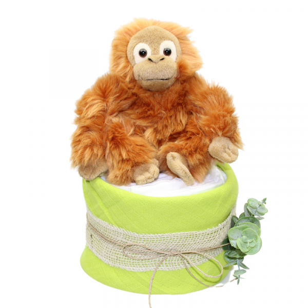 Windeltorte Nuscheli Mini Orangutan